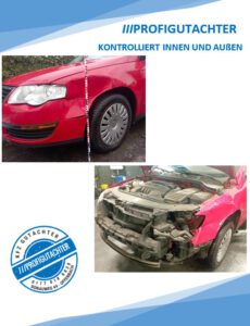 VW Passat Gutachten Haftpflichtschaden